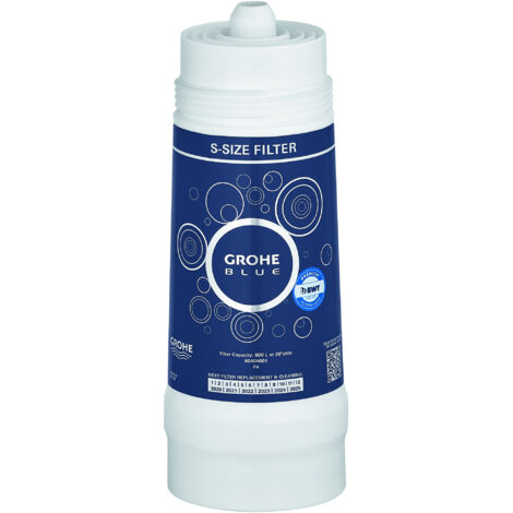Filtro de repuesto Grohe Blue B500 con capacidad de 600 litros,
