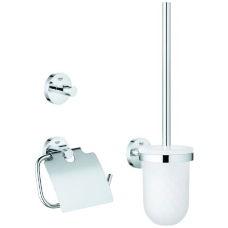 Juego de Accesorios GROHE Essentials 3 en 1 Cromo 40407001