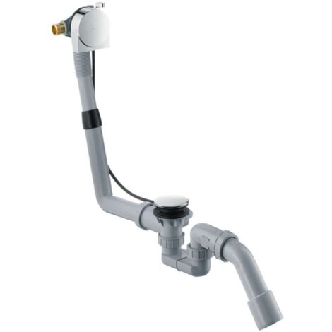 Grifo de bañera Exafill S de hansgrohe con desagüe y rebosadero,