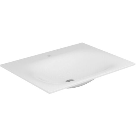Lavabo Varicor EDICIÓN 11 PLANNING con 1 orificio de 700 mm blanco ártico seda mate KEUCO