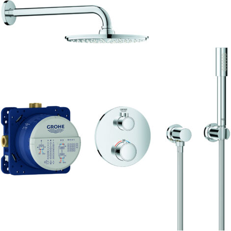 Sistema de ducha oculta Grohe Grohtherm con Rainshower