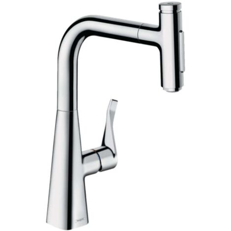 Grifo de cocina con HANSGROHE Metris Select M71 chorro cromado de 2 chorros (1/2)