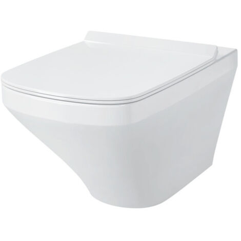 Duravit WC asiento DuraStyle con bisagras SoftClose acero