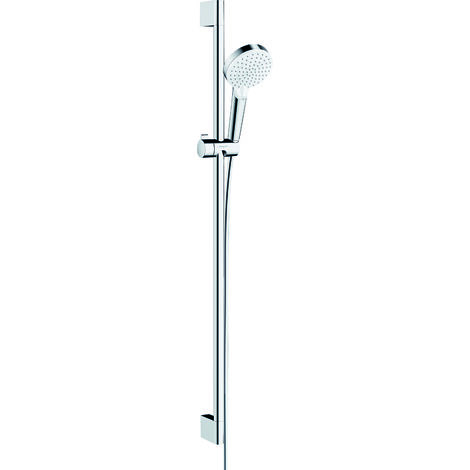 Hansgrohe Brausenset Crometta Vario EcoSmart, 90cm weiß/chrom (1/4)