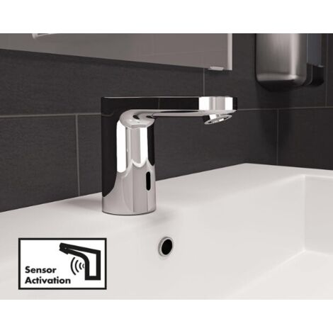 hansgrohe Vernis Blend mezclador electrónico de lavabo para agua fría o  premezclada Conexión a la red