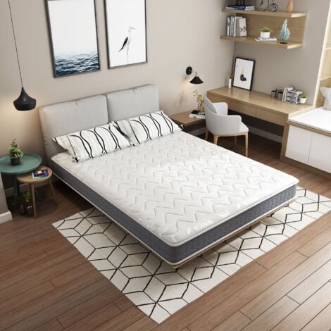 Matelas 140x190 cm à Mémoire de Forme - 17cm de Hauteur - Modèle Moderne