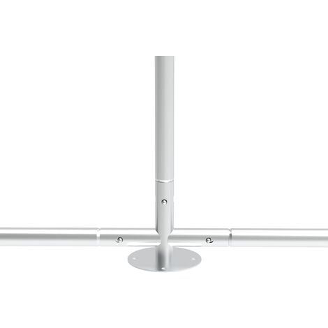 Enclos poulailler 12 m² parc grillagé 4x3 M acier galvanisé - Naturel