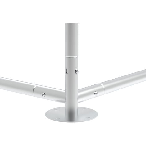 Enclos poulailler 12 m² parc grillagé 4x3 M acier galvanisé - Naturel