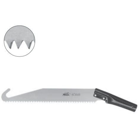 Diamwood Scie à Élaguer Pro avec Denture Alternée - Lame 300 mm - Dimensions 460 mm x 50 mm x 1,2 mm - Épaisseur 1,2 mm - Pas 4 mm - Couleur Argent et Fixation D. 25 mm