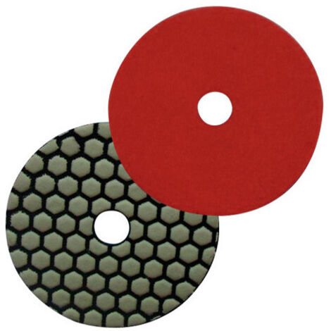 Diamwood – Pad de polissage diamanté 100 mm – Grain 100 – Pour granit, marbre, pierre naturelle – Utilisation à sec – Haute qualité allemande (1/3)