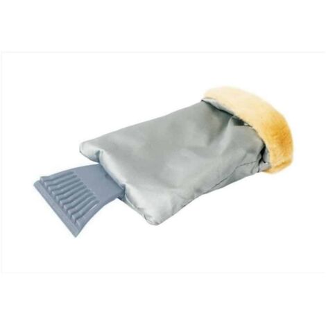 Gants Grattoir à Glace - Griffe D'Ours Avec Grattoir Intégré - Gants Chauds D'Hiver Pour Dégivrage Voiture - 10