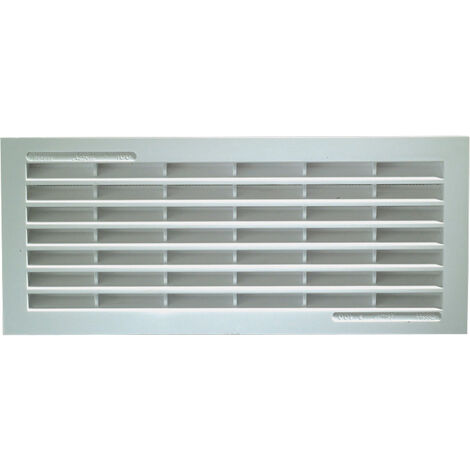 Grille de ventillation - H x L : 132 x 338 - Passage : 200 cm2 - NICOLL