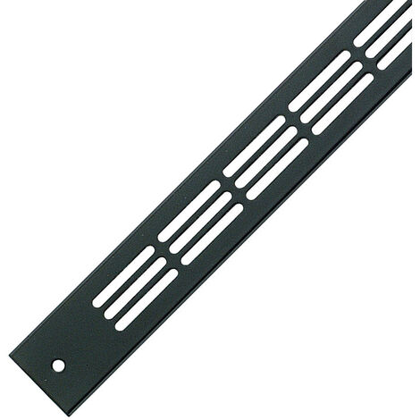 Grille encastrée 489 - Usinage : 237x18 - longueur (mm) : 275 - Teinte : Noir - RENSON