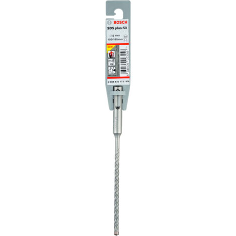 Foret béton sds plus-5x pro - diamètre (mm) : 5 - longueur utile (mm) : 100 - longueur totale (mm) : 160 - BOSCH