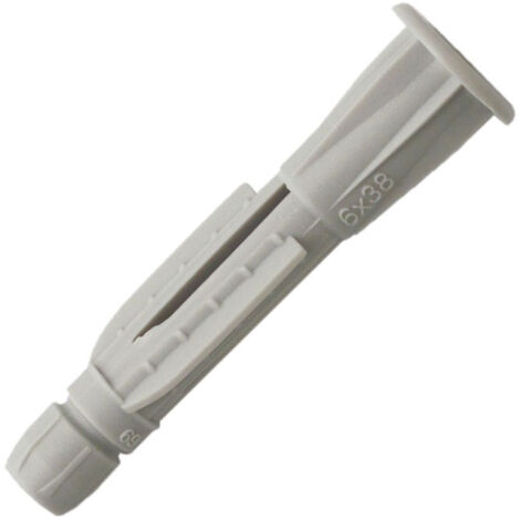 Scell-It – Chevilles polypropylène 8 x 50 mm UNIC0850 – Pour béton, brique, plâtre – Boîte de 100 unités – Verrouillage de forme optimal - SC-UNIC0850 (1/5)