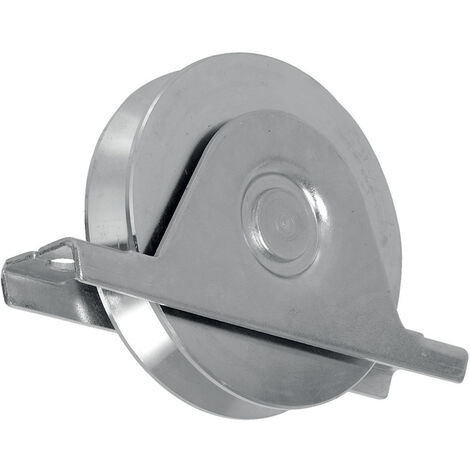 Roulette de portail coulissant gorge ronde de 8 mm diamètre 40 mm