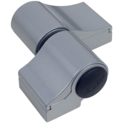 Paumelle 2 lames loira + - Entraxe (mm) : 93 - A : 46,5 - B : 46,5 - Teinte : Argent G6 - Aspect : Satiné - FAPIM