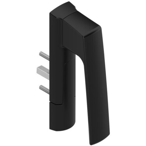 La Croisee Ds – Poignée intérieure SARENA – Poignée de fenêtre noire – Pour profils aluminium 33-47mm – Angle de manœuvre 20° – Réversible droite/gauche