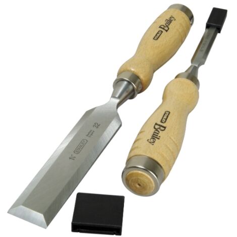 Ciseau sculpteur manche bois - Largeur : 28 - STANLEY