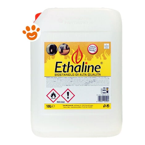 Ethaline Bioetanolo Liquido per Camini e Stufe - Confezione da 1 Lt