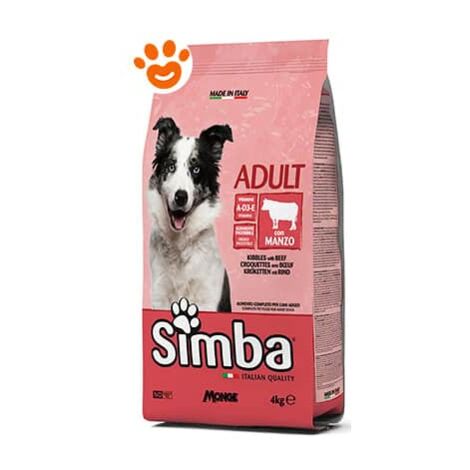 Monge Simba - Alimento per Cani con Manzo - Sacco da 20 kg