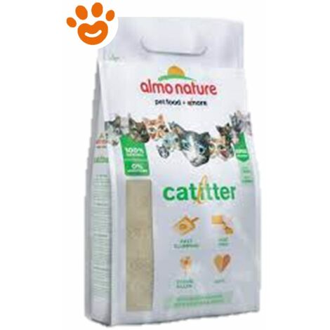 Almo Nature Cat Litter - Lettiera Agglomerante Vegetale per Gatti - Lettiera  da 4,54 kg