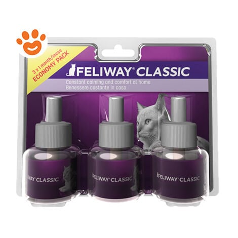 Ceva Cat Feliway Classic Ricarica - Confezione da 3 Ricariche da 48 ml