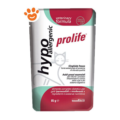 Prolife Cat Veterinary Hypoallergenic - Bustina da 85 gr