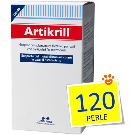 NBF Lanes - Artikrill - per cani, supporto del metabolismo articolare - 120  perle