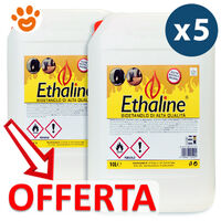 Ethaline Bioetanolo Liquido per Camini e Stufe - Confezione da 1 Lt