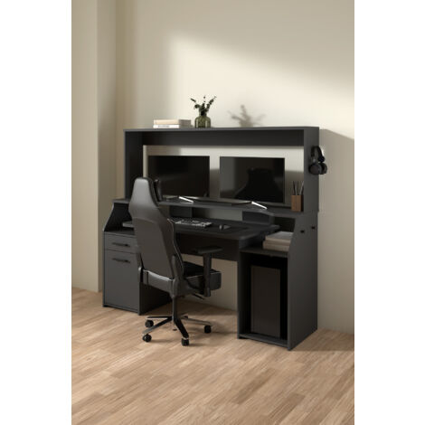 SCRIVANIA GAMING FUNCTION PLUS CM GREY MATT