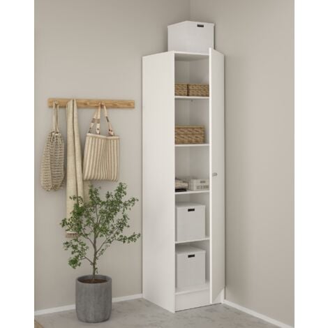 ARMADIO MOD. FOCUS CM 49,2X47 H.200 BIANCO OPACO