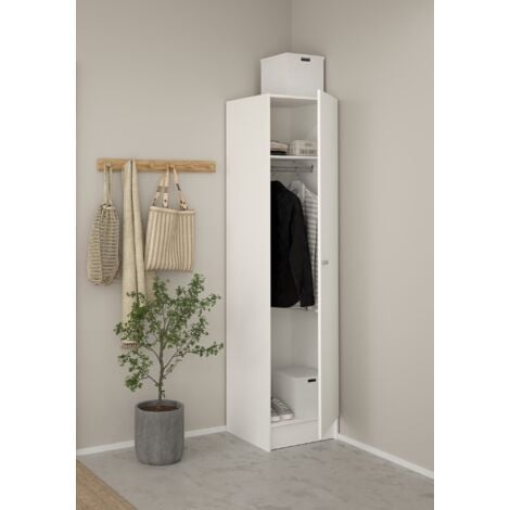 ARMADIO MOD. FOCUS CM 49,2X47 H.200 BIANCO OPACO