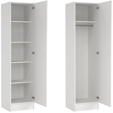 ARMADIO MOD. FOCUS CM 49,2X47 H.200 BIANCO OPACO
