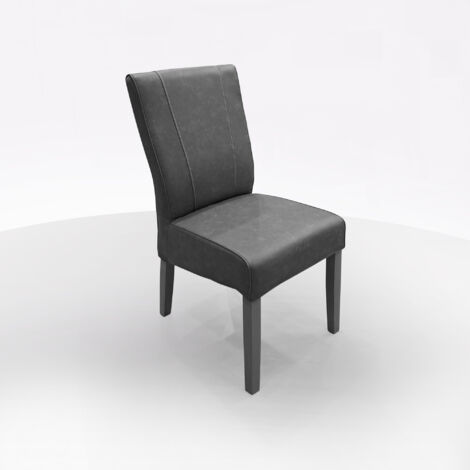 SEDIA MOD. CAMILLA IN TESSUTO ANTRACITE VINTAGE (1/5)
