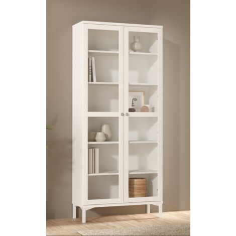 VETRINA MOD. ROMA CM 88.7X36.2 H. 202.8 BIANCO OPACO