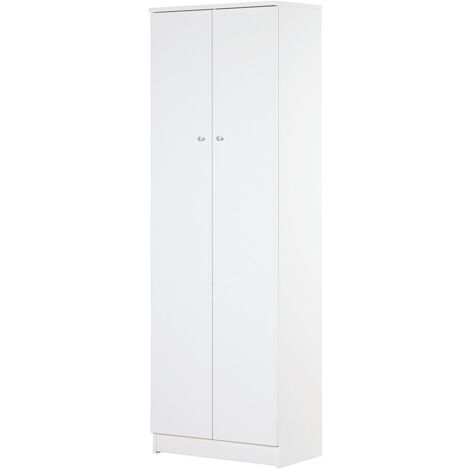 Kit mobile armadio multiuso h183 l62 p34 cm finitura bianco liscio sarmog 168k - Sarmog
