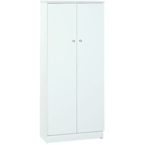 Kit mobile armadio multiuso h147 l62 p34 cm finitura bianco liscio sarmog 158k - Sarmog