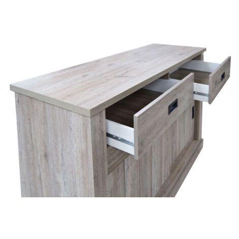 CREDENZA 2 ANTE E 2 CASSETTI
