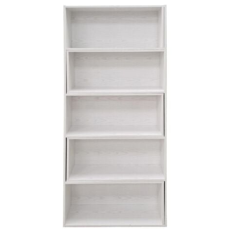 LIBRERIA ESTENSIBILE ROVERE SBIANCATO