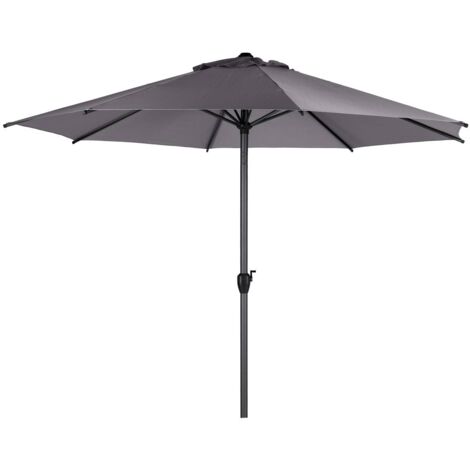 OMBRELLONE A PALO CENTRALE MOD. LOOMPA DIAM. MT 3 GRIGIO ARDESIA (1/5)