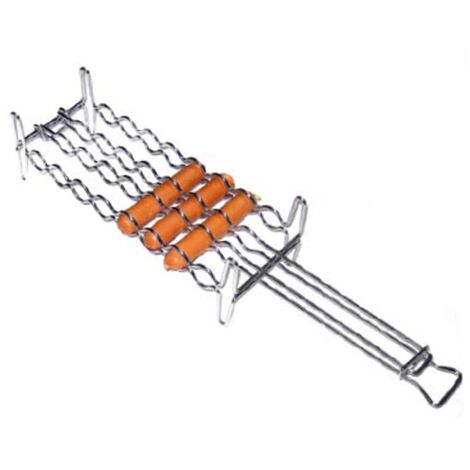 GRIGLIA PER SALSICCIA 11X30 CM CROMATA