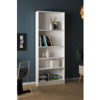 LIBRERIA MOD. BASIC CM 79X26.7 H. 203.2 BIANCO OPACO