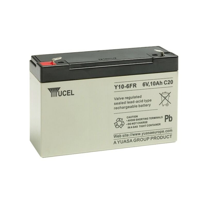 YUASA / YUCEL 6V - 10.0Ah - Y10-6FR - AGM