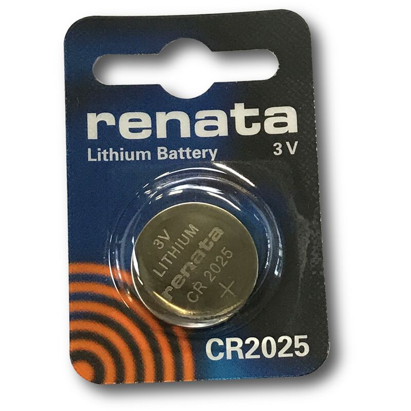 Pile Bouton CR2025 Standard - RENATA - Lithium - 3V
