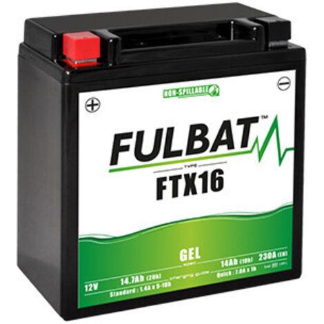 Batterie pour autoportée FTX 16 Fulbat 550763 14.7Ah et 12V