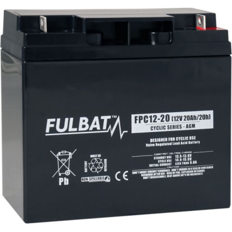 Batterie Fulbat AGM Cyclique FPC12-20 (T3)