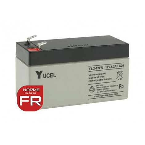 YUASA 12 V 1.2AH (1.3AH) Batteria Ricaricabile Sicurezza - Foto 11