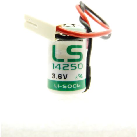 Lot De 10 Piles Lithium LS14250 / ER14250 - 3.6V - 1300 MAh - Non Rechargeables - Format 1/2 AA