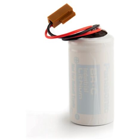Pile BRC - Lithium - 3V - 5000mAh + Connecteur - FANUC (1/2)